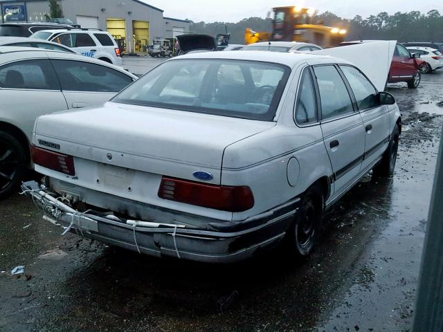 1FACP52U2LA172900 - 1990 FORD TAURUS GL WHITE photo 4