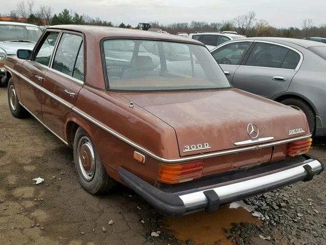 11511412034535 - 1976 MERCEDES-BENZ 300 BROWN photo 3