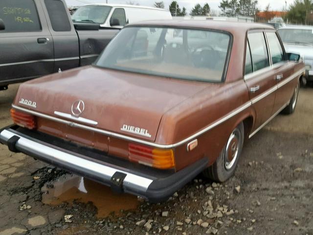 11511412034535 - 1976 MERCEDES-BENZ 300 BROWN photo 4