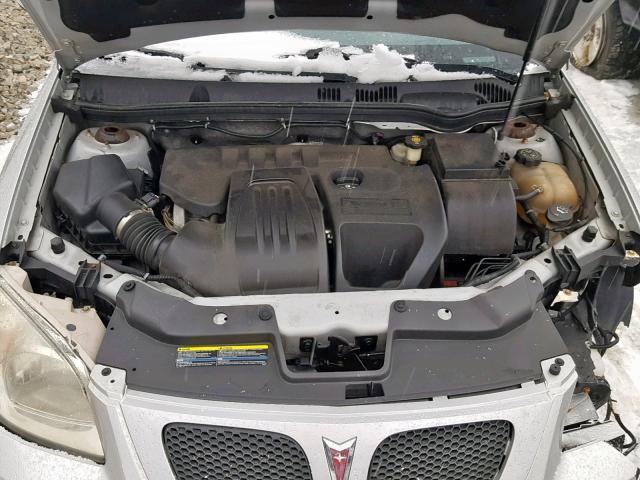 1G2AL18F887140217 - 2008 PONTIAC G5 SILVER photo 7
