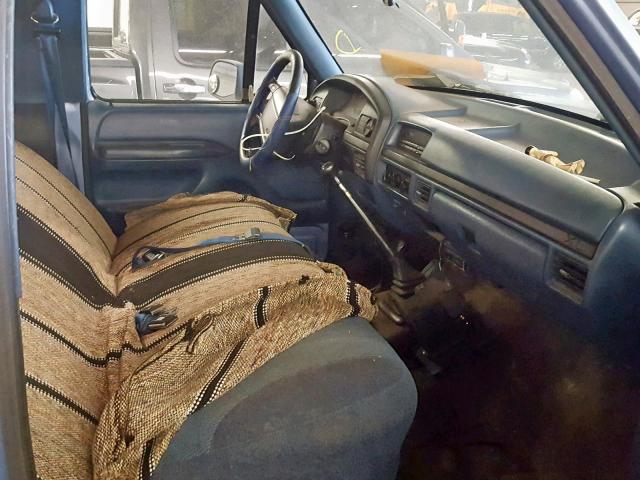 1FMEU15N1TLB27794 - 1996 FORD BRONCO U10 BLUE photo 5