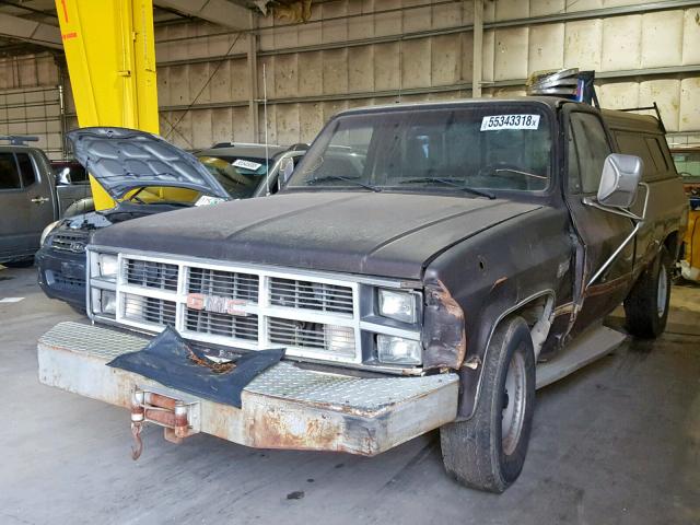 2GTGC24M1E1540113 - 1984 GMC C2500 BROWN photo 2