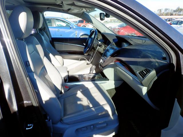 5FRYD4H8XEB040330 - 2014 ACURA MDX ADVANC GRAY photo 5