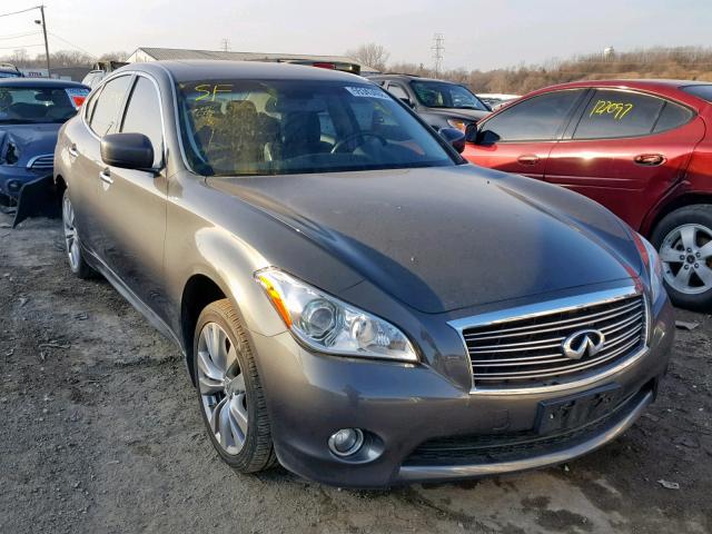 JN1BY1AR1DM603237 - 2013 INFINITI M37 X GRAY photo 1