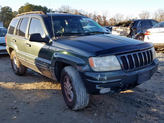 1J4G258N7YC172035 - 2000 JEEP GRAND CHER GREEN photo 1