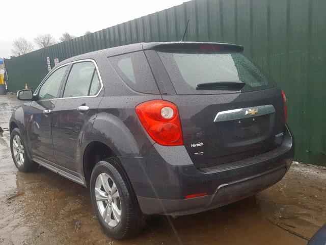 2GNFLEEK9E6163776 - 2014 CHEVROLET EQUINOX LS GRAY photo 3