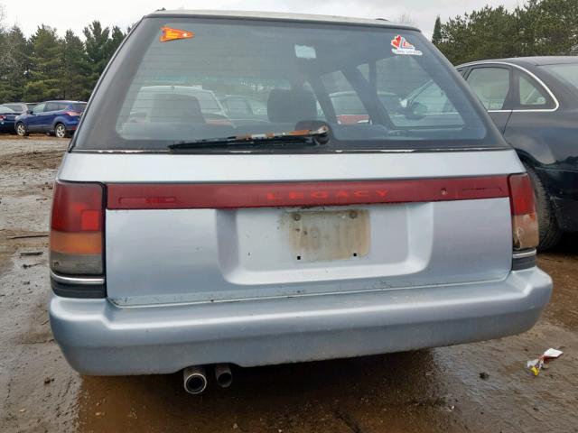 4S3BJ6324N6906677 - 1992 SUBARU LEGACY L A BLUE photo 9