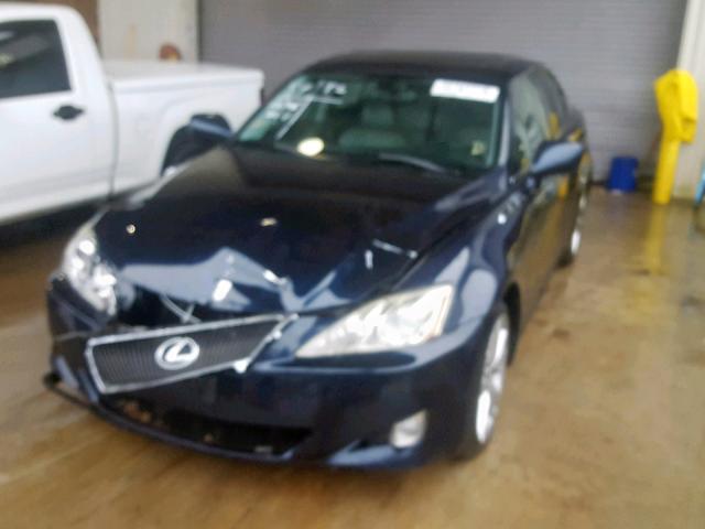 JTHCK262165000465 - 2006 LEXUS IS 250 BLUE photo 2