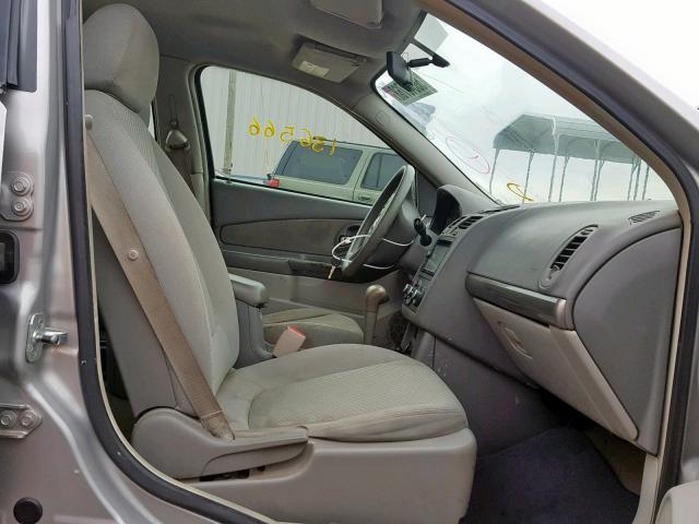 1G1ZS58F78F105465 - 2008 CHEVROLET MALIBU LS ვერცხლისფერი ფოტო 5