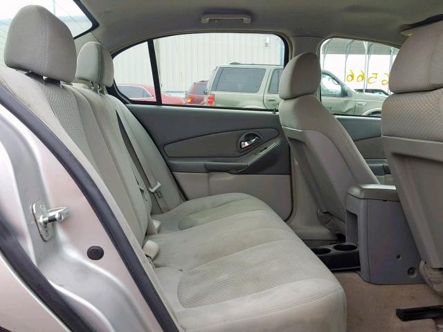 1G1ZS58F78F105465 - 2008 CHEVROLET MALIBU LS ვერცხლისფერი ფოტო 6