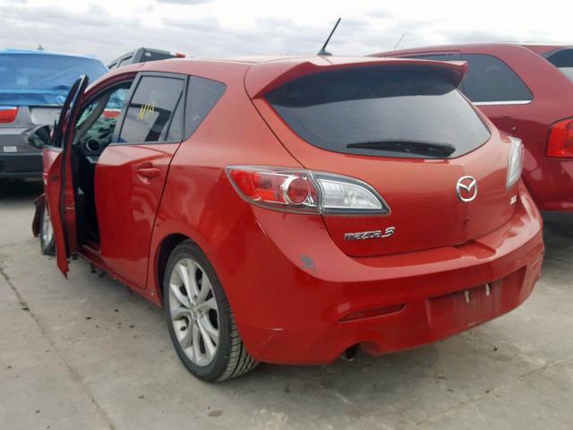 JM1BL1K55B1461920 - 2011 MAZDA 3 S RED photo 3