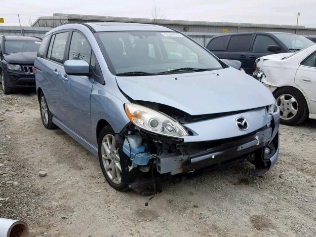 JM1CW2DL2C0126280 - 2012 MAZDA 5 BLUE photo 1