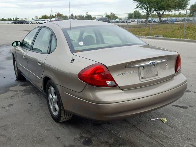 1FAFP55233A237003 - 2003 FORD TAURUS SES GOLD photo 3