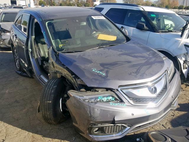 5J8TB3H79HL015537 - 2017 ACURA RDX ADVANC GRAY photo 1