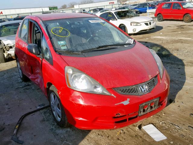 JHMGE88269S072616 - 2009 HONDA FIT RED photo 1