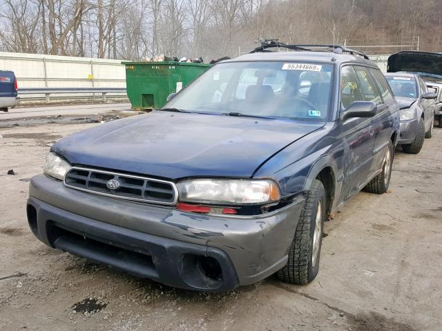 4S3BG6851T7985296 - 1996 SUBARU LEGACY OUT BLUE photo 2