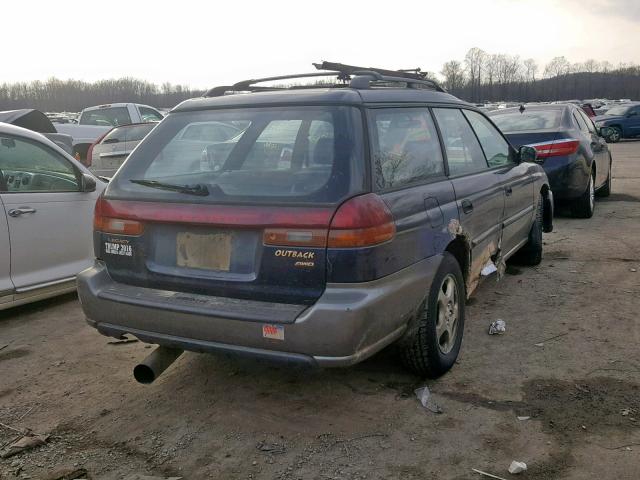 4S3BG6851T7985296 - 1996 SUBARU LEGACY OUT BLUE photo 4