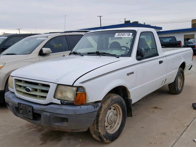 1FTYR10U42TA62360 - 2002 FORD RANGER WHITE photo 2