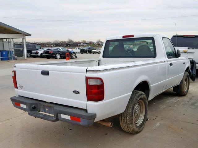 1FTYR10U42TA62360 - 2002 FORD RANGER WHITE photo 4