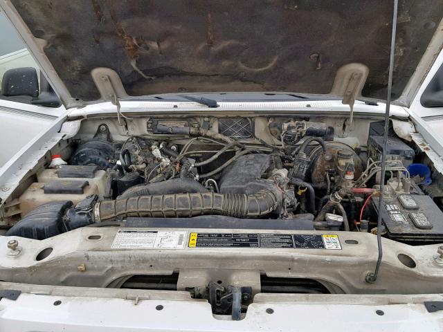 1FTYR10U42TA62360 - 2002 FORD RANGER WHITE photo 7