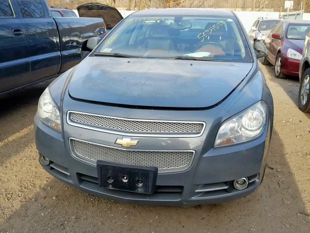 1G1ZK577584308361 - 2008 CHEVROLET MALIBU LTZ ნაცრისფერი ფოტო 10