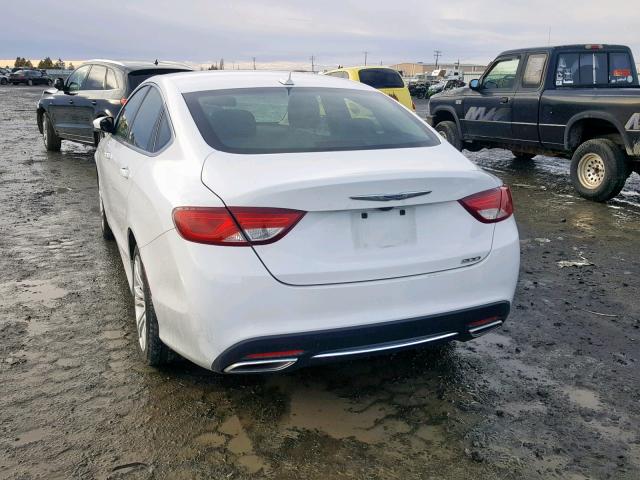 1C3CCCAG3GN111466 - 2016 CHRYSLER 200 LIMITE WHITE photo 3