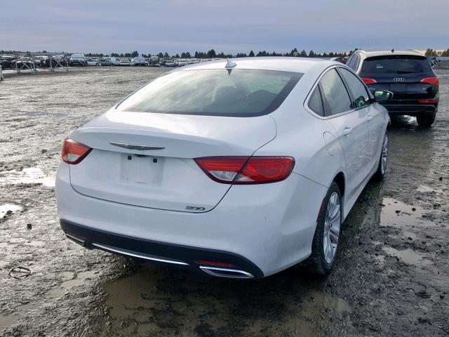 1C3CCCAG3GN111466 - 2016 CHRYSLER 200 LIMITE WHITE photo 4