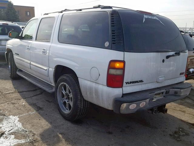 3GKFK16Z63G294377 - 2003 GMC YUKON XL K WHITE photo 3