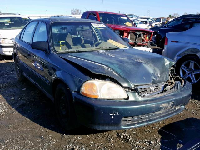 2HGEJ6522WH585914 - 1998 HONDA CIVIC DX GREEN photo 1