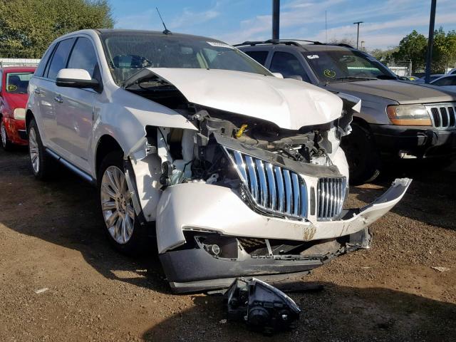 2LMDJ6JK1DBL45401 - 2013 LINCOLN MKX WHITE photo 1