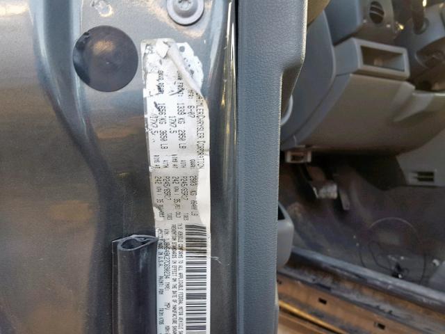 1J8HG48K27C690234 - 2007 JEEP COMMANDER Boz foto 10