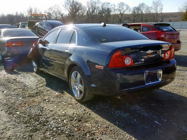 1G1ZC5E0XCF333191 - 2012 CHEVROLET MALIBU 1LT ლურჯი ფოტო 3