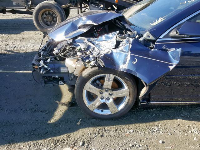 1G1ZC5E0XCF333191 - 2012 CHEVROLET MALIBU 1LT ლურჯი ფოტო 9