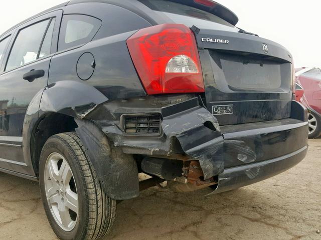 1B3HB48B38D652336 - 2008 DODGE CALIBER SX BLACK photo 9