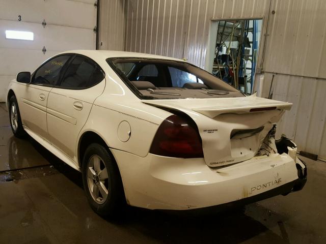 2G2WP522351151691 - 2005 PONTIAC GRAND PRIX WHITE photo 3