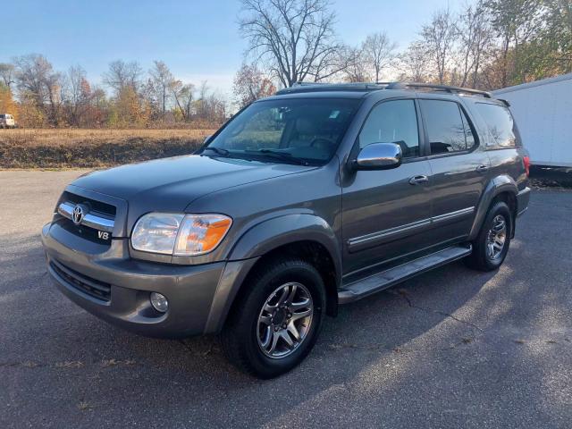 5TDBT48A77S285632 - 2007 TOYOTA SEQUOIA LI CHARCOAL photo 2