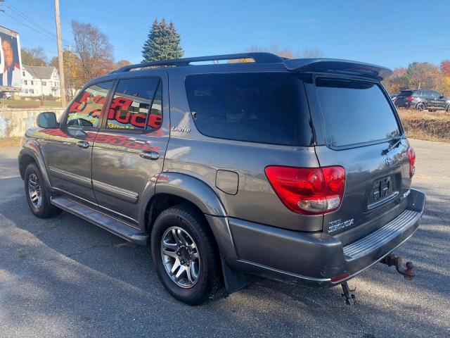 5TDBT48A77S285632 - 2007 TOYOTA SEQUOIA LI CHARCOAL photo 3