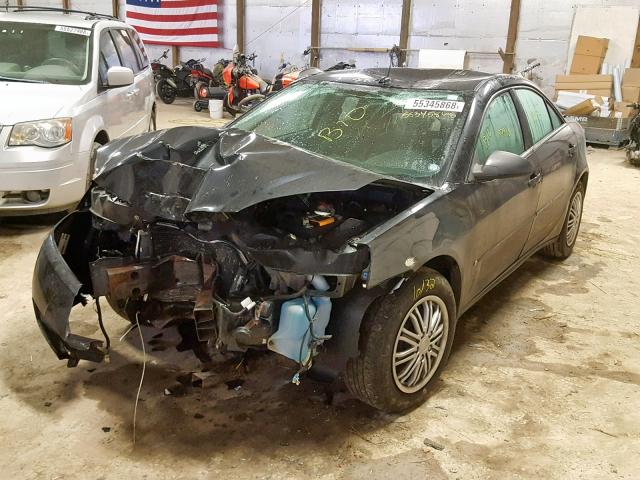 1G2ZF57B084189008 - 2008 PONTIAC G6 VALUE L BLACK photo 2