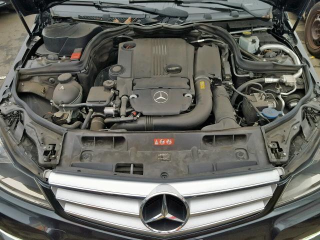 WDDGF4HB8CR194650 - 2012 MERCEDES-BENZ C 250 BLACK photo 7