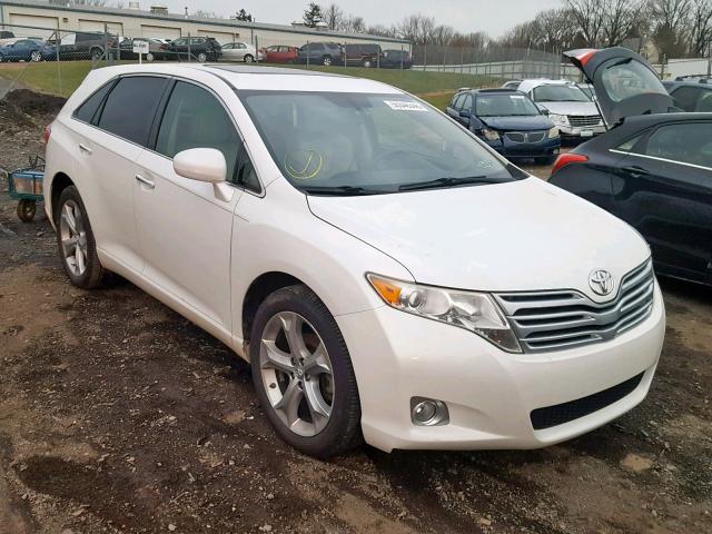 4T3ZK3BB5AU033302 - 2010 TOYOTA VENZA BASE WHITE photo 1