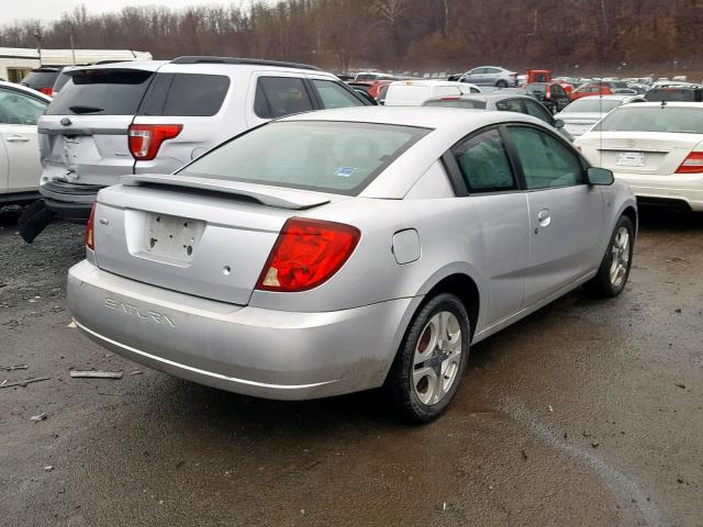 1G8AW12F03Z175322 - 2003 SATURN ION LEVEL SILVER photo 4