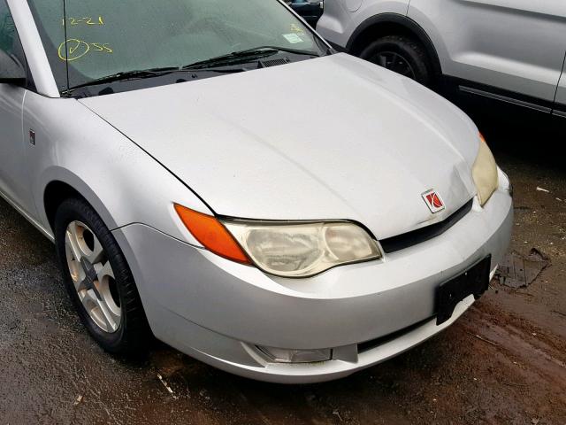 1G8AW12F03Z175322 - 2003 SATURN ION LEVEL SILVER photo 9