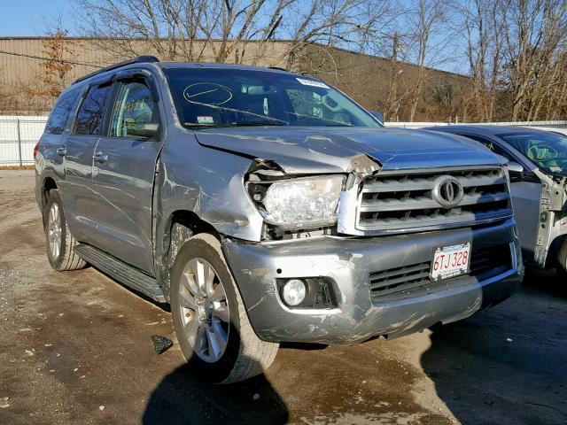 5TDBY67A38S023381 - 2008 TOYOTA SEQUOIA PL GRAY photo 1