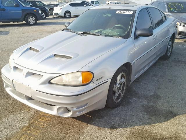 1G2NW52E34C147982 - 2004 PONTIAC GRAND AM G SILVER photo 2