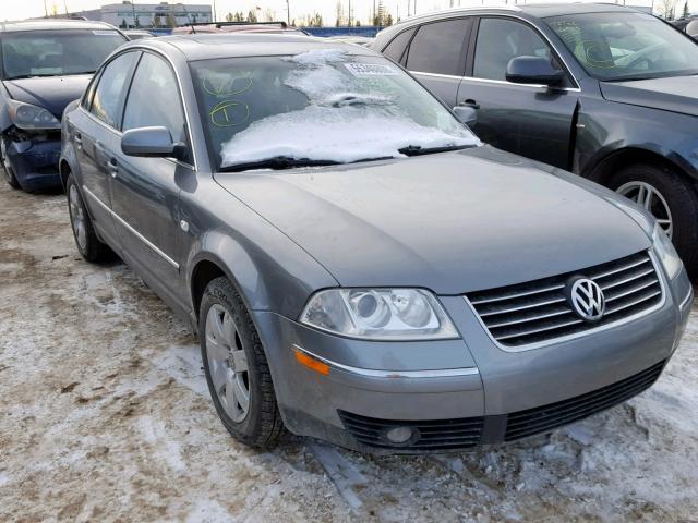 WVWTH63B83P394672 - 2003 VOLKSWAGEN PASSAT GLX SILVER photo 1