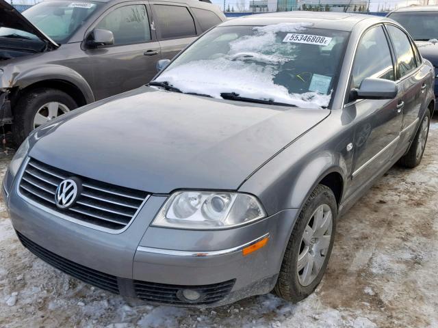 WVWTH63B83P394672 - 2003 VOLKSWAGEN PASSAT GLX SILVER photo 2