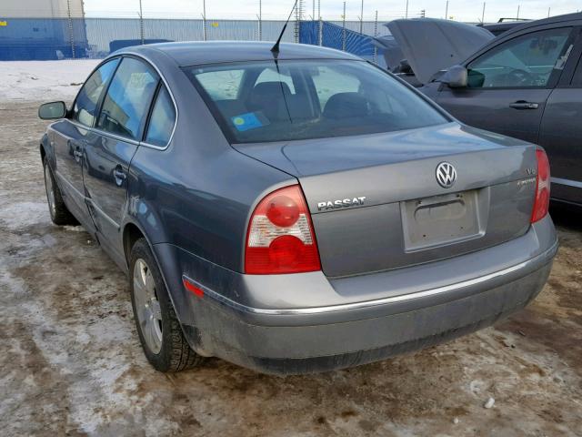 WVWTH63B83P394672 - 2003 VOLKSWAGEN PASSAT GLX SILVER photo 3