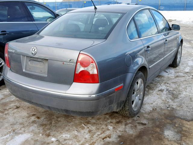 WVWTH63B83P394672 - 2003 VOLKSWAGEN PASSAT GLX SILVER photo 4