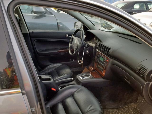 WVWTH63B83P394672 - 2003 VOLKSWAGEN PASSAT GLX SILVER photo 5