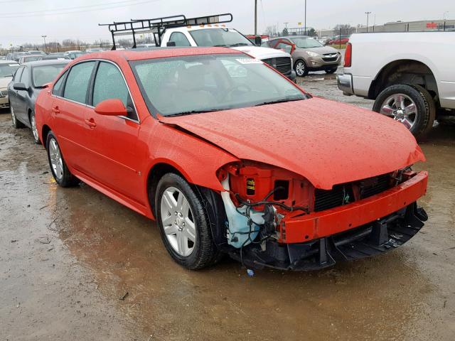 2G1WC57M691289080 - 2009 CHEVROLET IMPALA 2LT RED photo 1